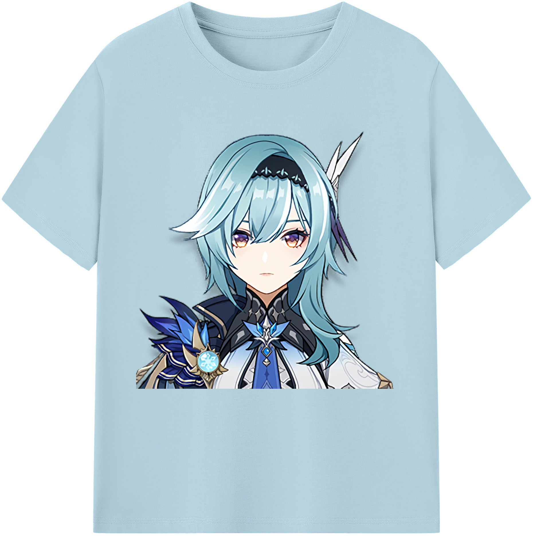げんし神 优菈 ゆうら genshin Yūra 綿100％半袖Tシャツ（フロントプリント）